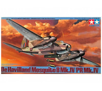 Сборная модель: Британский боевой самолет de Havilland Mosquito B Mk.IV / PR Mk.IV (1:48) 61066  Tamiya